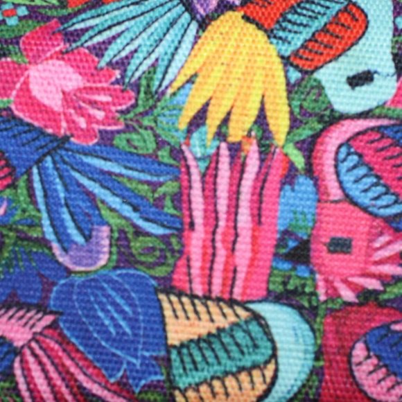 Super Cute NEW Parrot bird Wallet made in Mexico Fabric synthetic Bright… - Picture 4 of 5